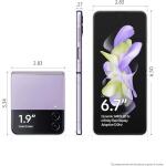 SAMSUNG Galaxy Z Flip 4 Factory 256GB Factory Unlocked Bora Purple (Renewed)